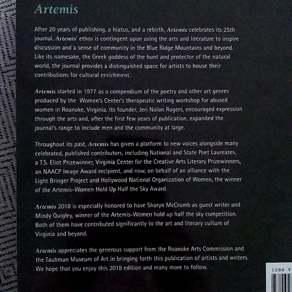 Artemis Volume XXV 2018 Book  Women Poets and Artists - Picture 3 of 6